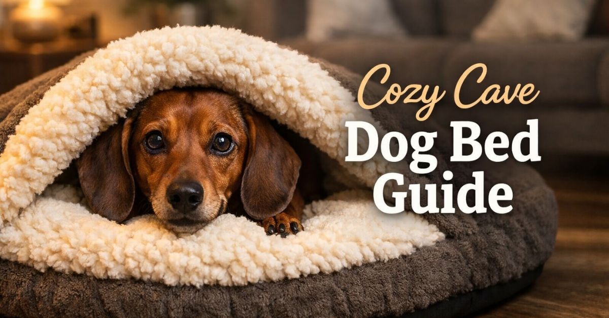 cozy cave dog bed