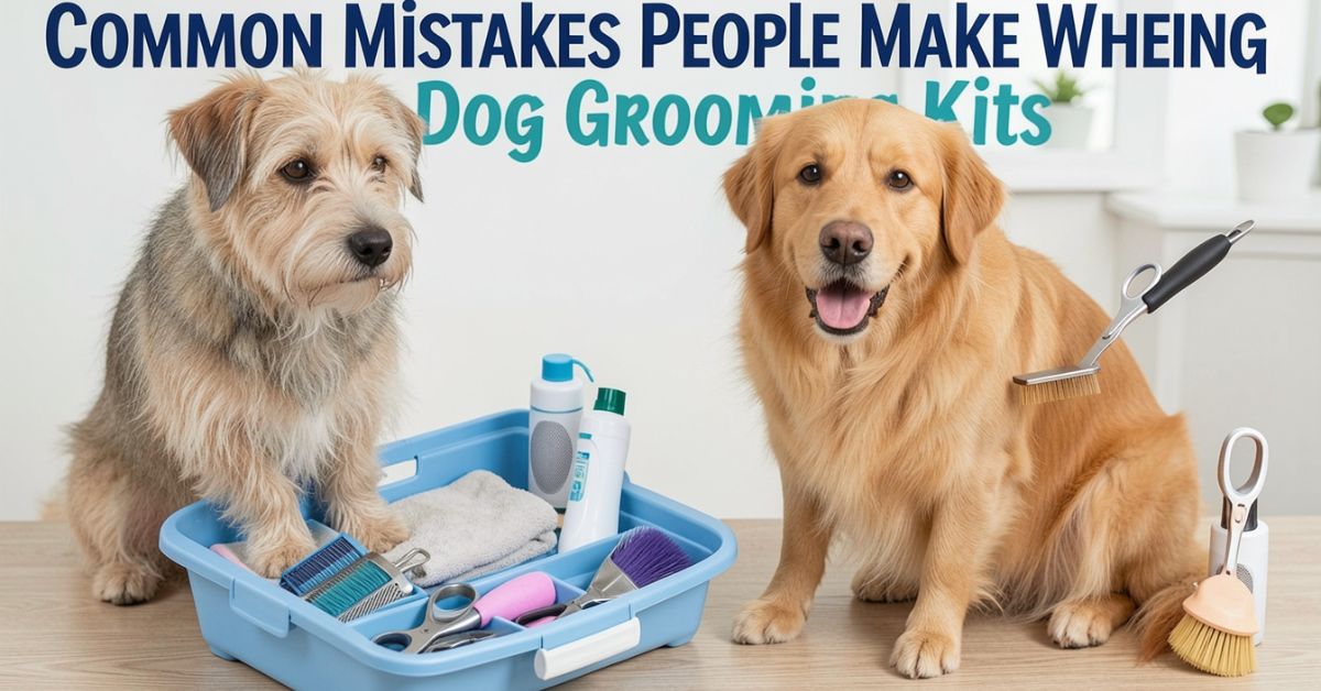 common mistakes people make when using dog grooming kits