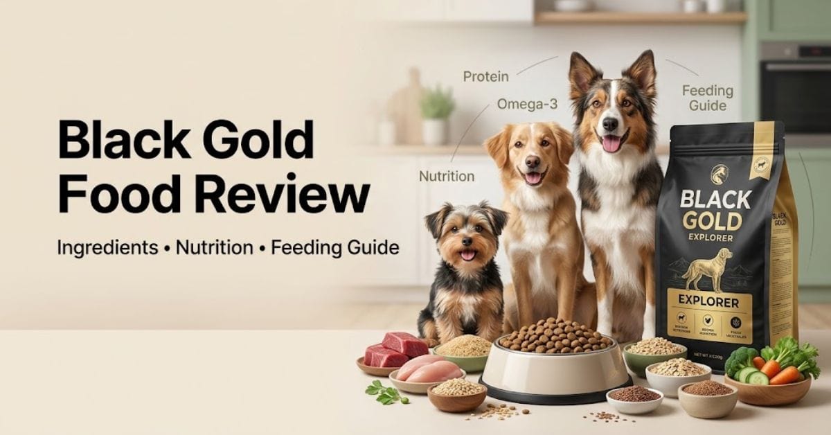black gold dog food review ingredients, nutrition & feeding guide