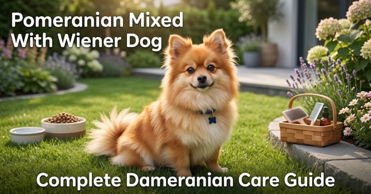 pomeranian mixed with wiener dog complete dameranian care guide