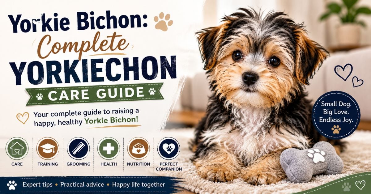 yorkie bichon complete yorkiechon care guide