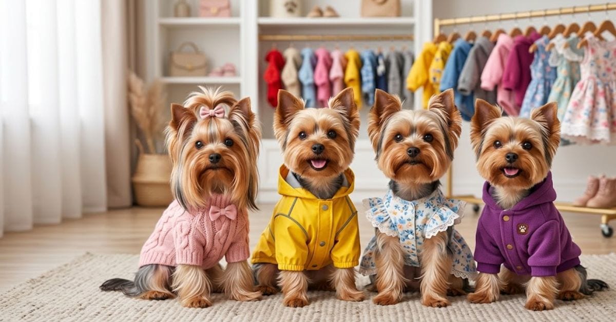 yorkie dog clothes complete guide to choosing safe, stylish clothes (1)