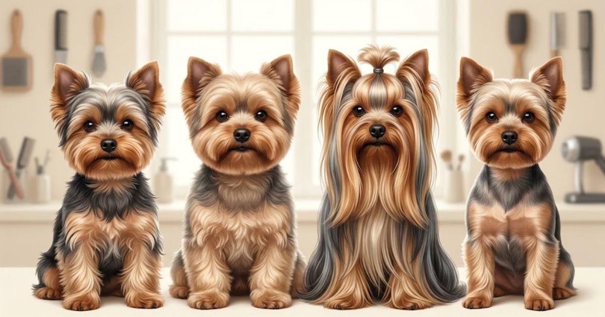 yorkie hair styles 15 cute cuts, grooming tips & care