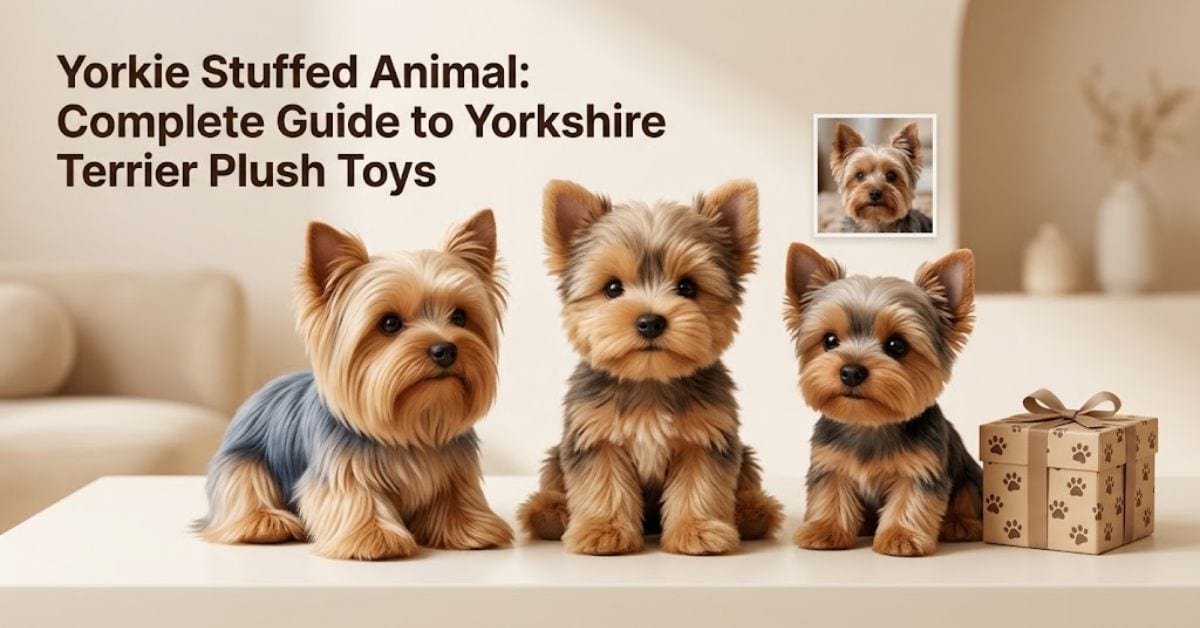yorkie stuffed animal complete guide to yorkshire terrier plush toys