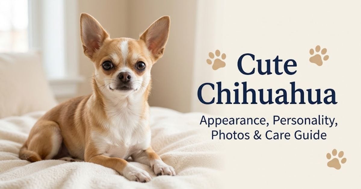 Cute Chihuahua: Appearance, Personality, Photos & Care Guide