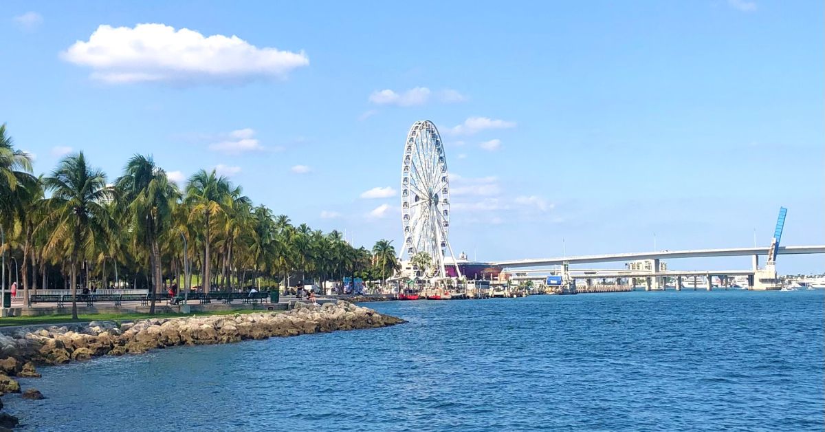 Ferris wheel at Bayfront Park Miami