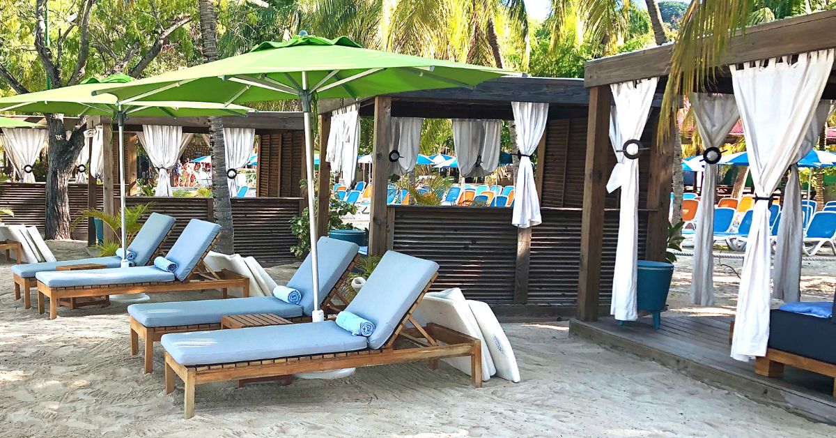 Beach Cabanas on Labadee