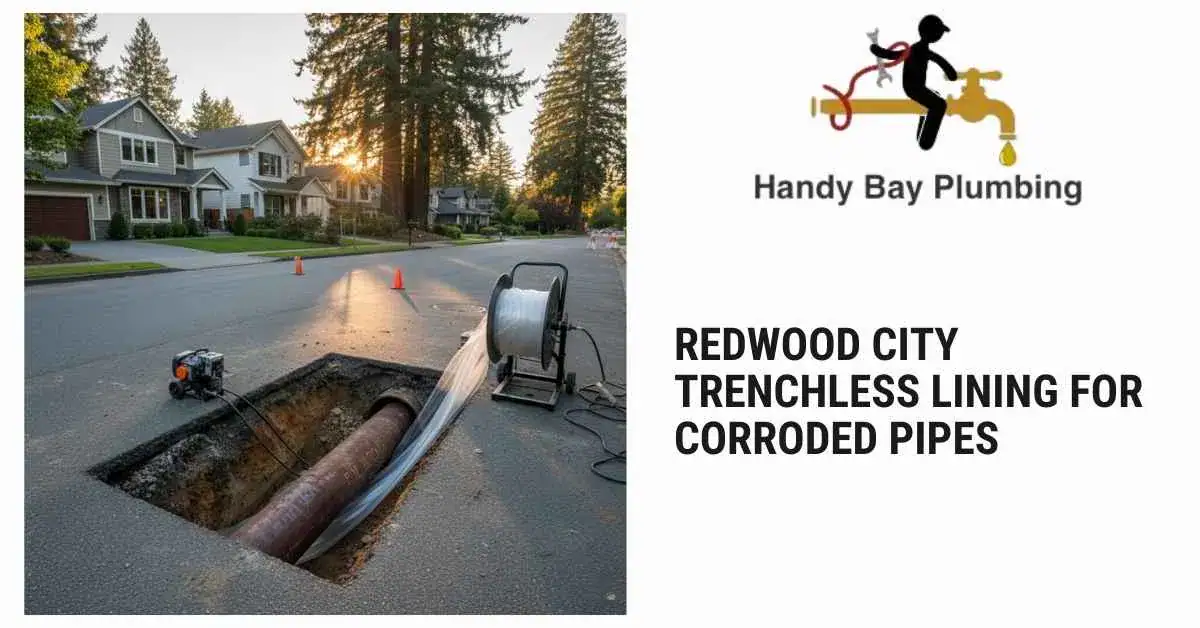 Redwood City Trenchless Lining for Corroded Pipes