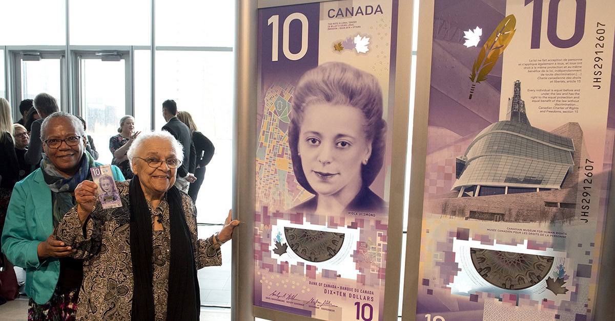 New $10 Canadian note with Viola Desmond – 64 years later, a chance to ‘right the wrong’