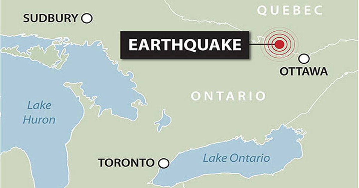 Earthquake in Eastern Ontario