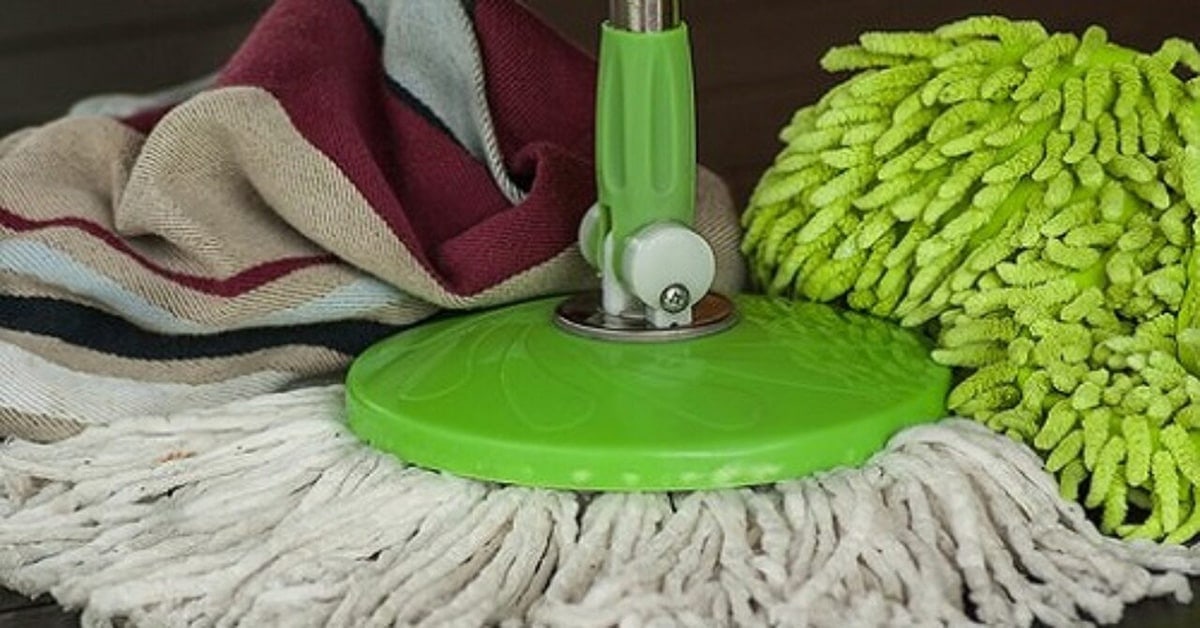 Here are the different types of mops and their uses