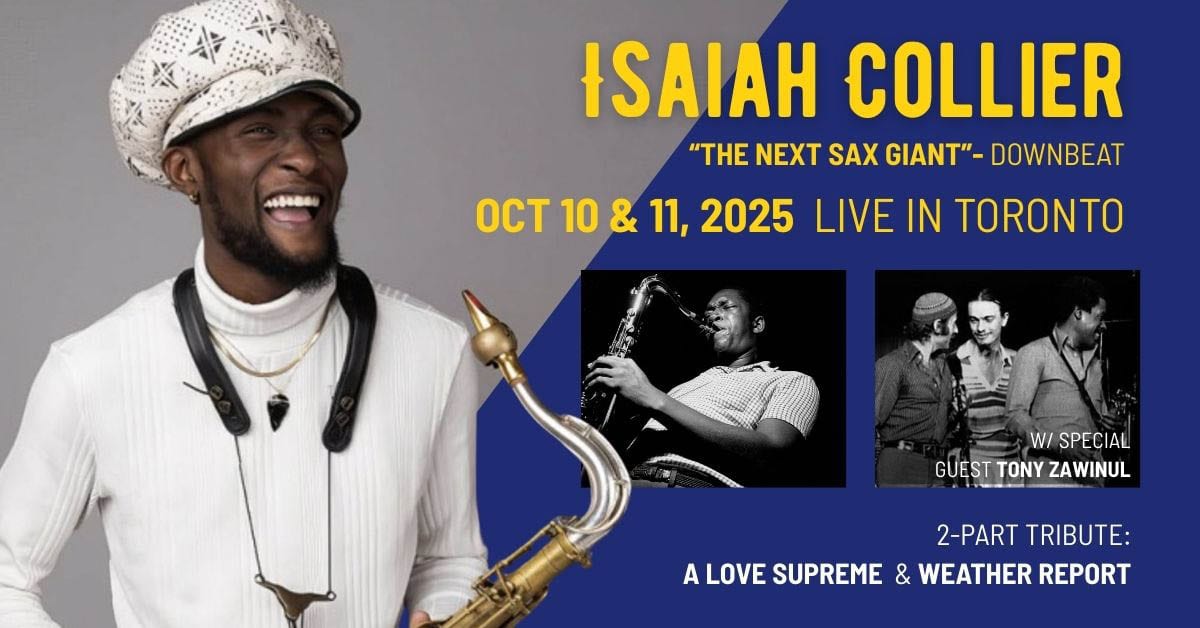 Highly Touted Sax Phenom Isaiah Collier is Coming to Toronto