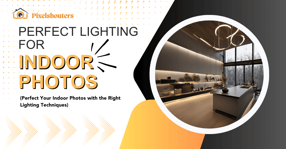 Natural and artificial lighting setup for capturing stunning indoor photos