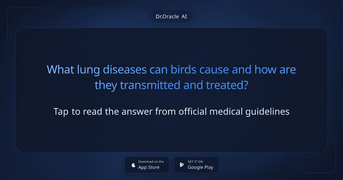 Can Birds Cause Respiratory Problems in Humans
