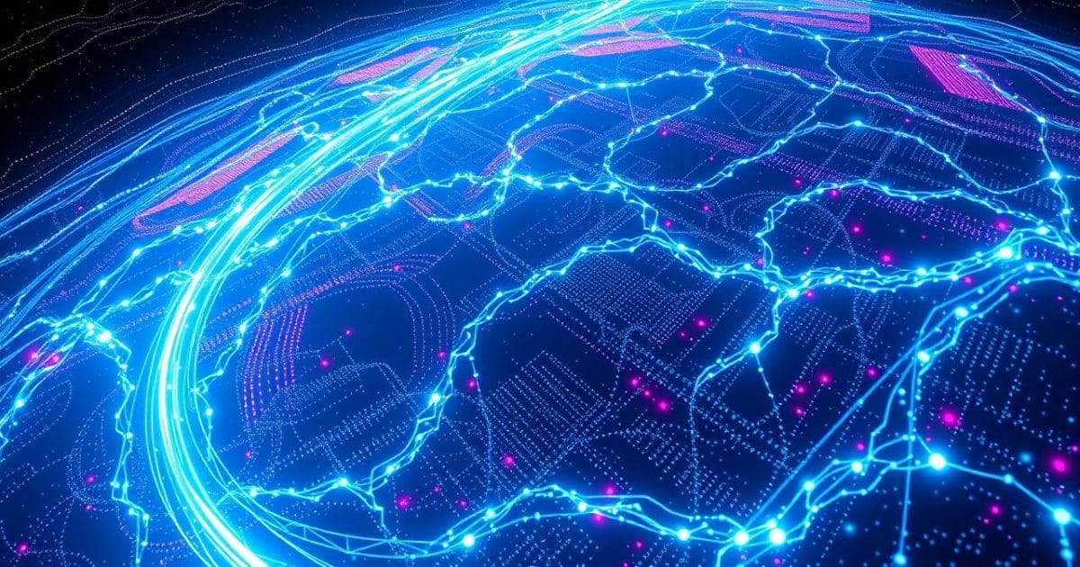 Hình ảnh trừu tượng về Big Data và các đặc tính 5V