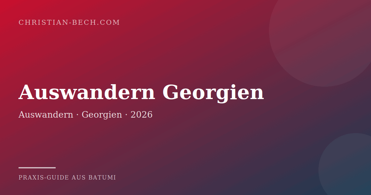 Auswandern Georgien