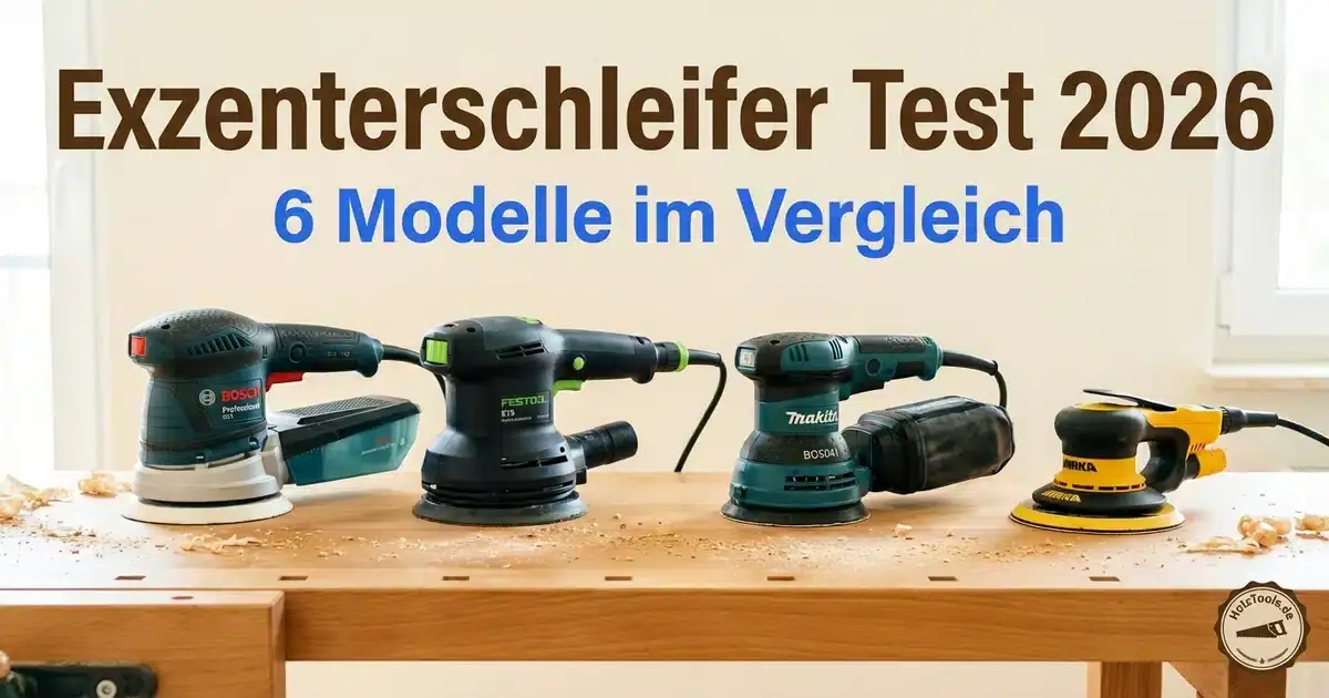 Exzenterschleifer Test 2026 — 6 Modelle im Vergleich