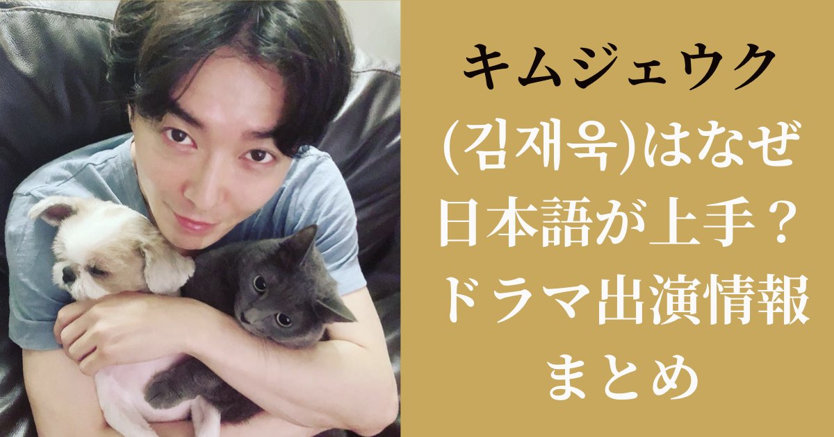 キムジェウク(김재욱)はなぜ日本語が上手？ドラマ出演情報まとめ