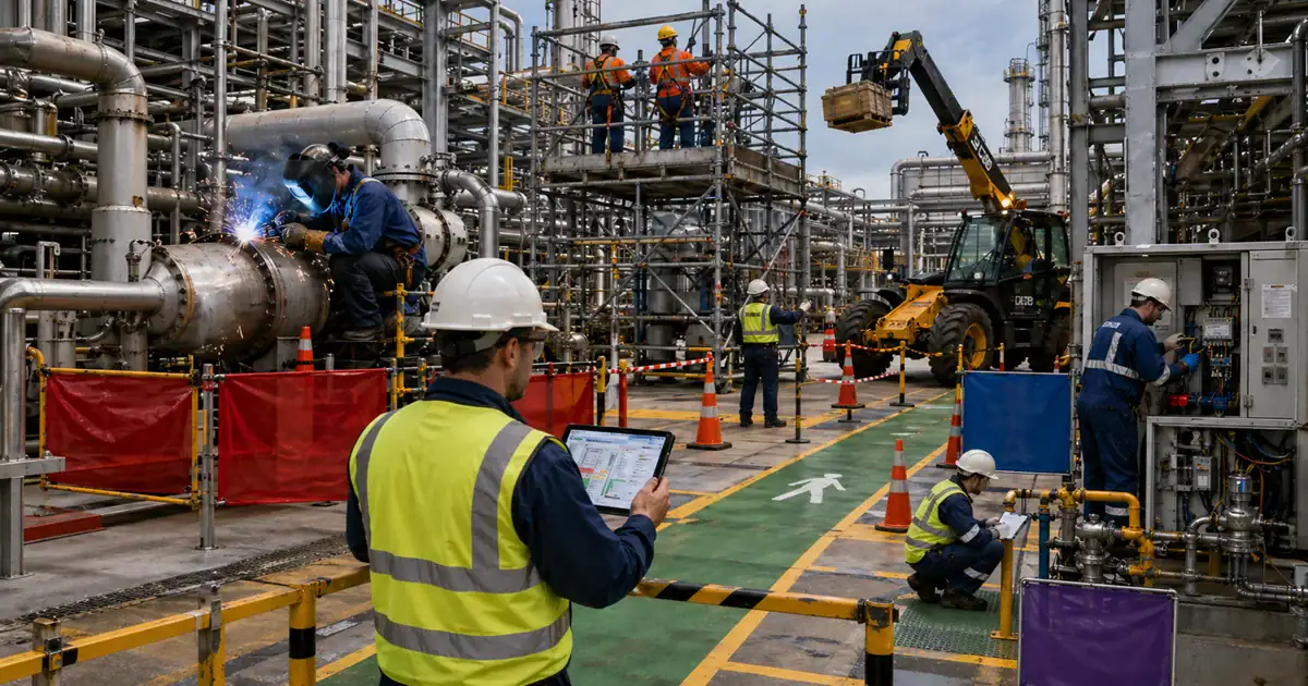 SIMOPS on busy worksite