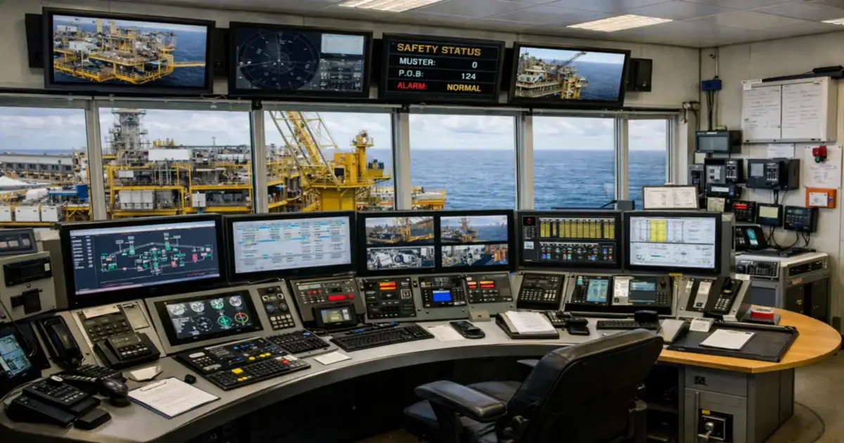 Offshore control room