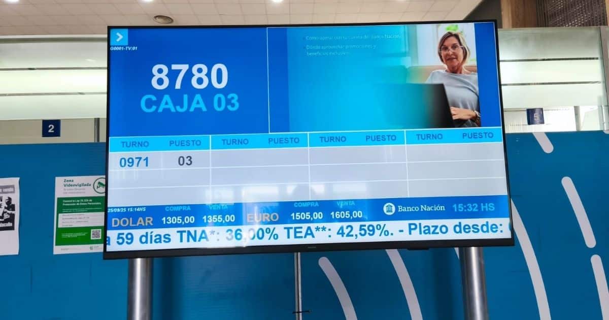 sistema de atención y gestión de turnos sucursales Banco Nación