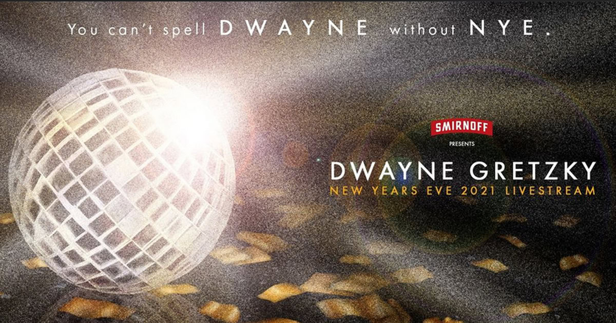 Dwayne Gretzky livestreams from Toronto on New Year’s Eve