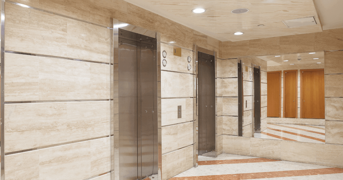 エレベーターロビーの写真