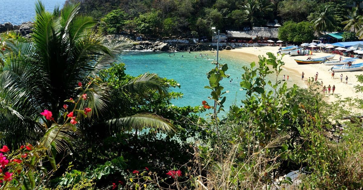 playa puerto angel, one of the best oaxaca beaches