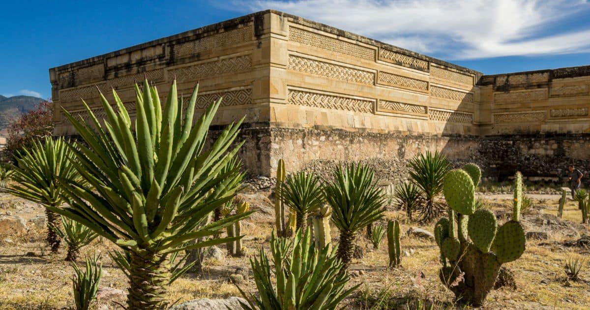 milta ancient ruins in mexico, one of the best day trips from oaxaca city mexico
