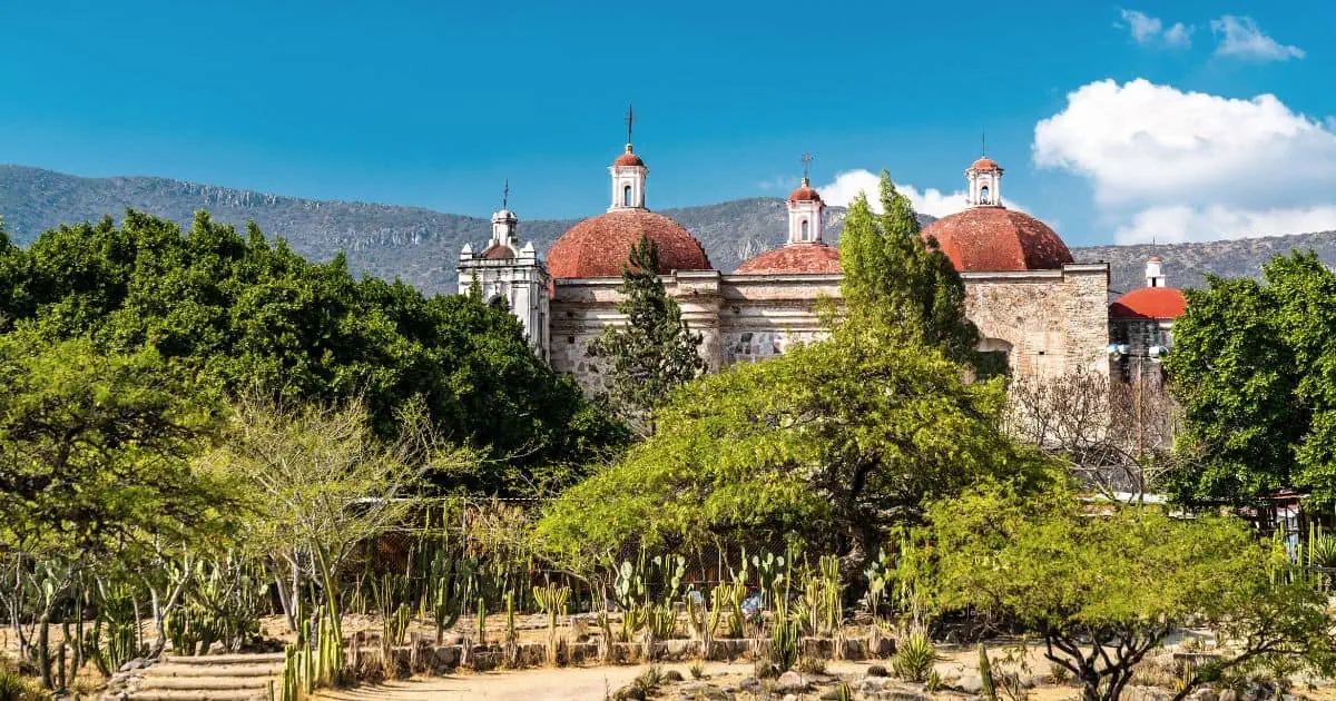 ancient city of Mitla, one of the Oaxaca pueblos magicos (Mexico magic towns)