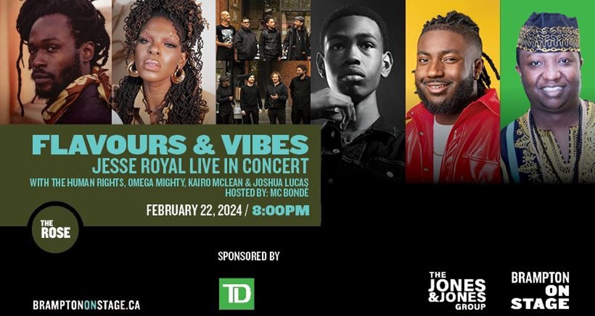 Flavours & Vibes will bring a sumptuous mix of uplifting sounds to Brampton’s The Rose