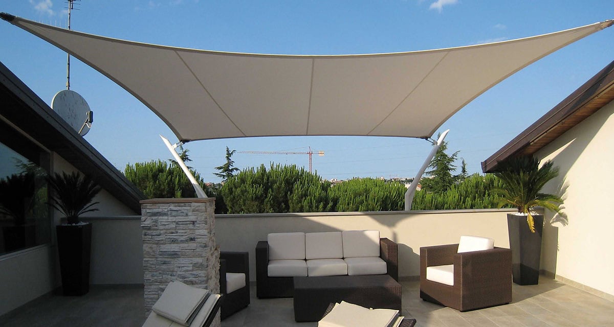 kanopi membrane, puncak, arsitektur modern