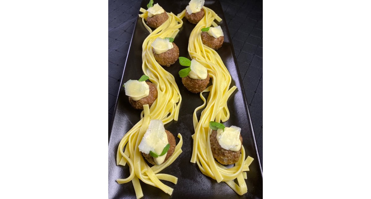 Recipe: Swirling pasta and ramped-up meatballs