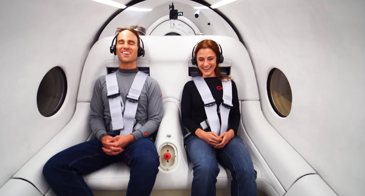 Virgin Hyperloop achieves 172 km/h with passengers on board