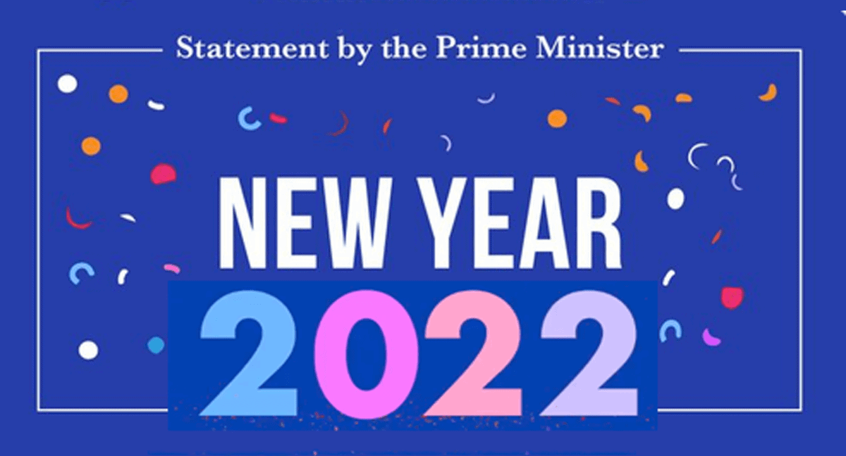 Bidding goodbye to 2021 – New Year’s message from Prime Minister Justin Trudeau