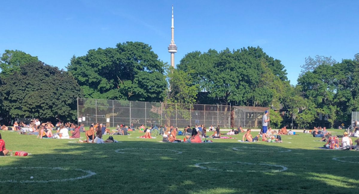 Physical distancing circles coming to Trinity Bellwoods Park again this spring