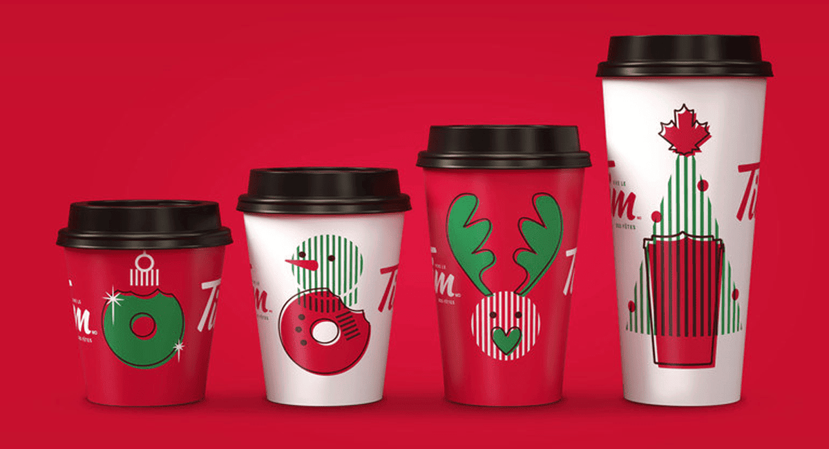 Tim Hortons launches new Holiday menu items and packaging today
