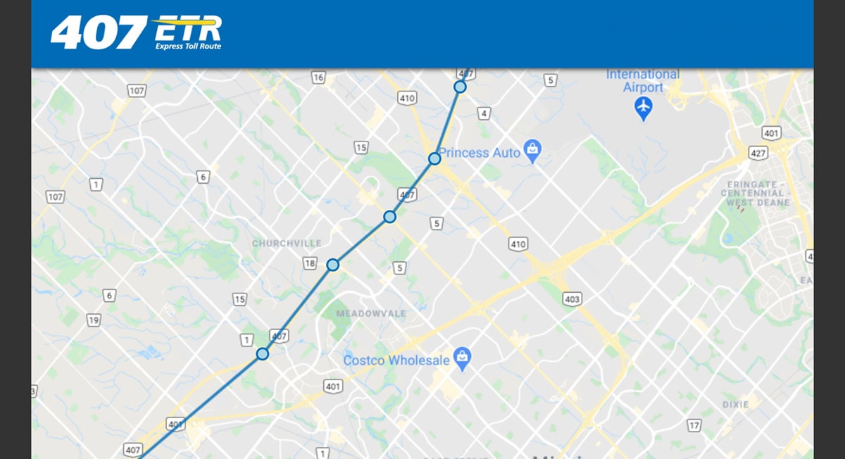407 ETR opens new lane in each direction in west GTA