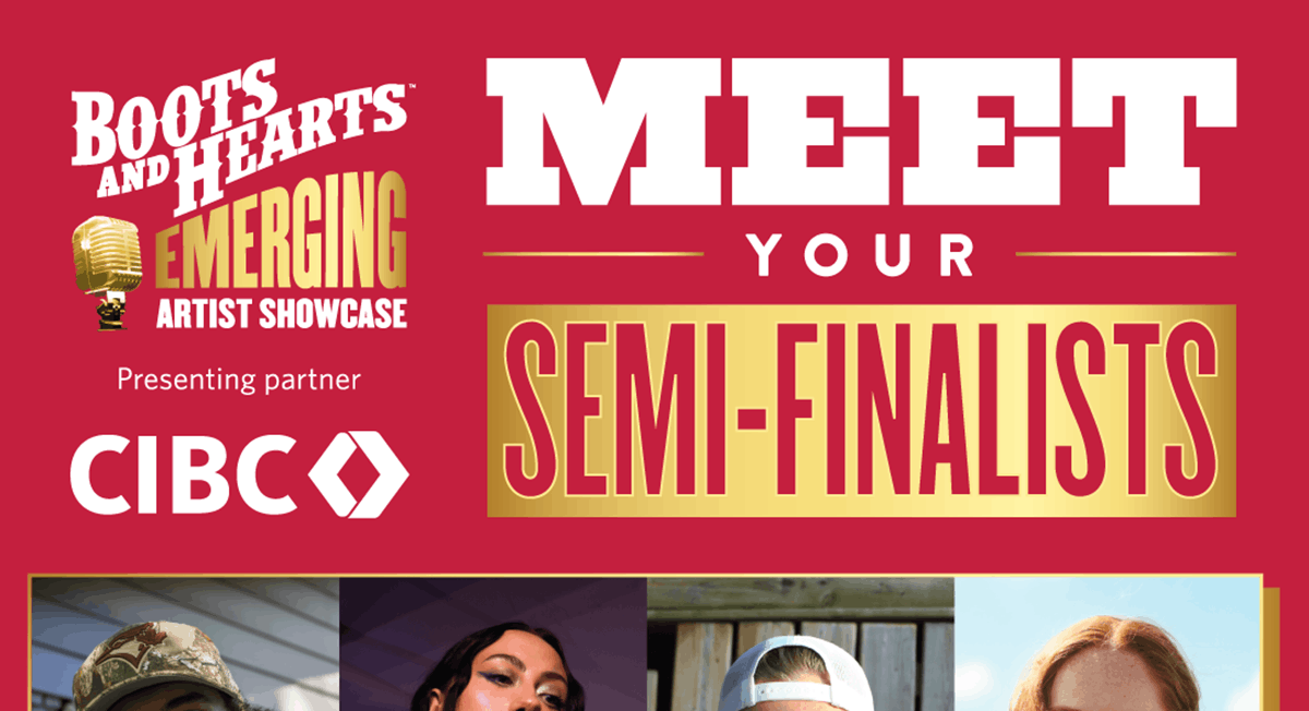 Boots and Hearts 2026 Emerging Artist Showcase Semi-Finalists Announced