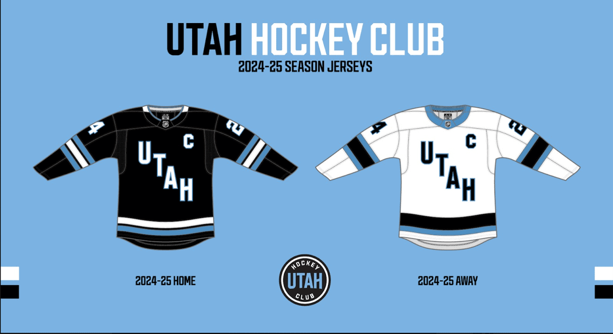 NEW Utah Hockey Club jerseys, logo and team name revealed for 2024