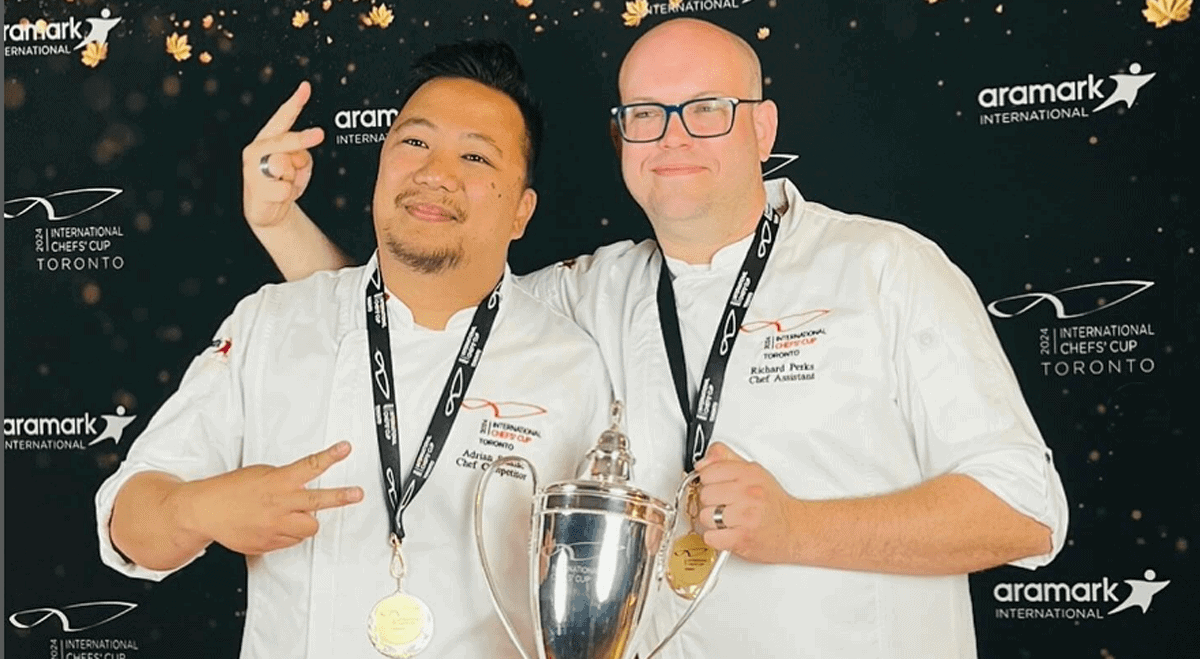 Canadian Chef wins Gold at Aramark International Chefs’ Cup 2024 in Toronto