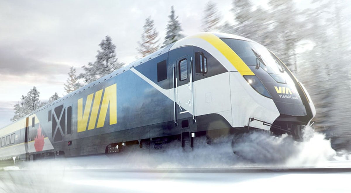 VIA Rail Canada unveils first of its state-of-the-art new-era trains