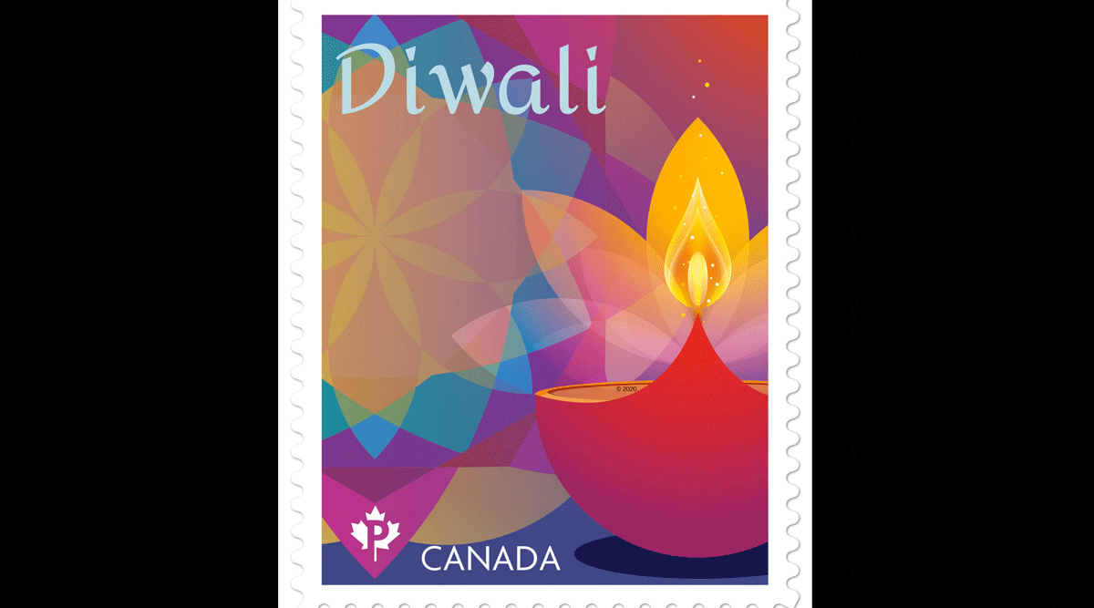 Colourful new stamp captures joyous spirit of Diwali