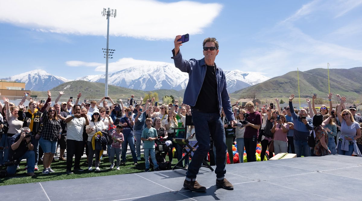 Kevin Bacon returns to ‘Footloose’ high school to celebrate 40th Anniversary of movie