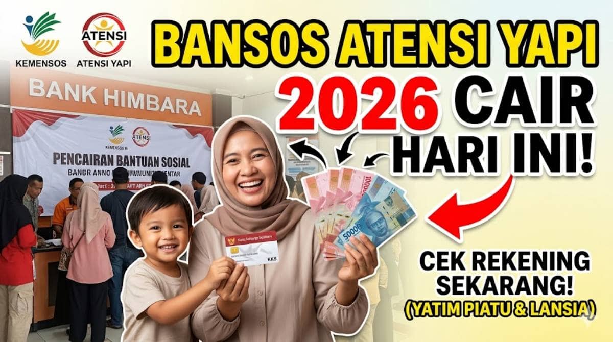 Cara Cek Bansos ATENSI YAPI 2026 Cair lewat HP Secara Online