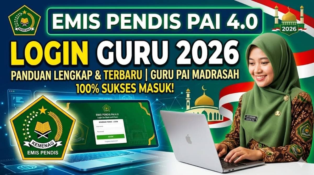 Cara Daftar EMIS Pendis PAI 4.0 Login untuk Guru Terbaru Mei 2026