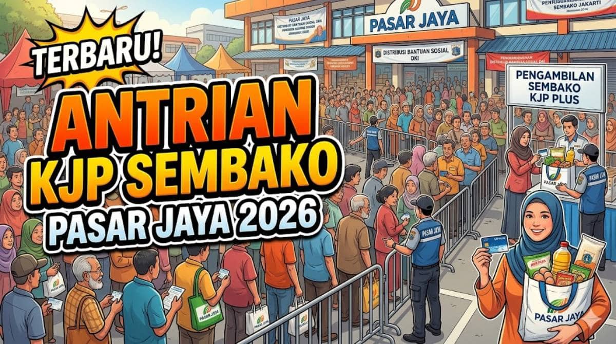 Cara Mudah Daftar Antrian KJP Sembako Pasar Jaya Online Terbaru 2026