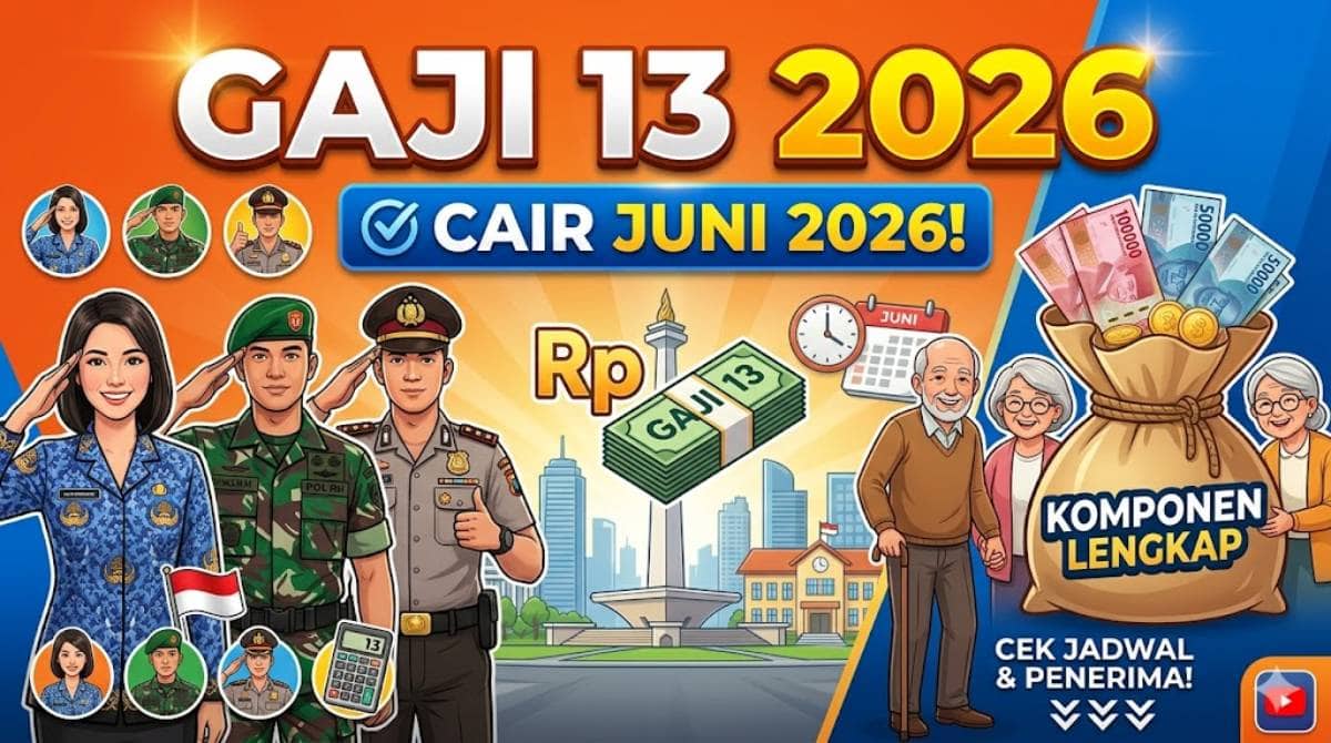 Info Resmi Jadwal Cair dan Komponen Gaji 13 2026 Beserta Rincian Nominalnya
