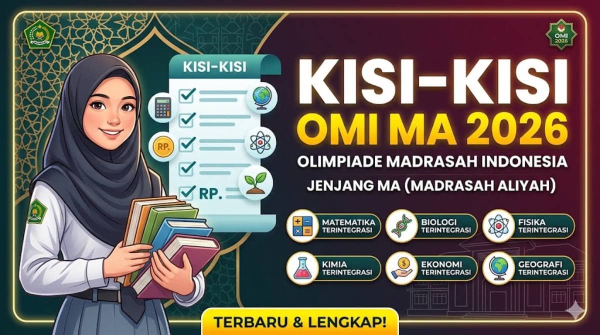 Panduan Lengkap Kisi Kisi OMI MA Matematika 2026 Terbaru dan Terakurat