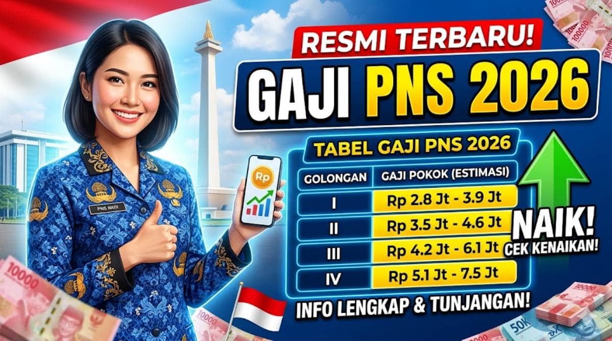 Tabel Gaji PNS Guru 2026 Terbaru dan Rincian Tunjangan Sertifikasi
